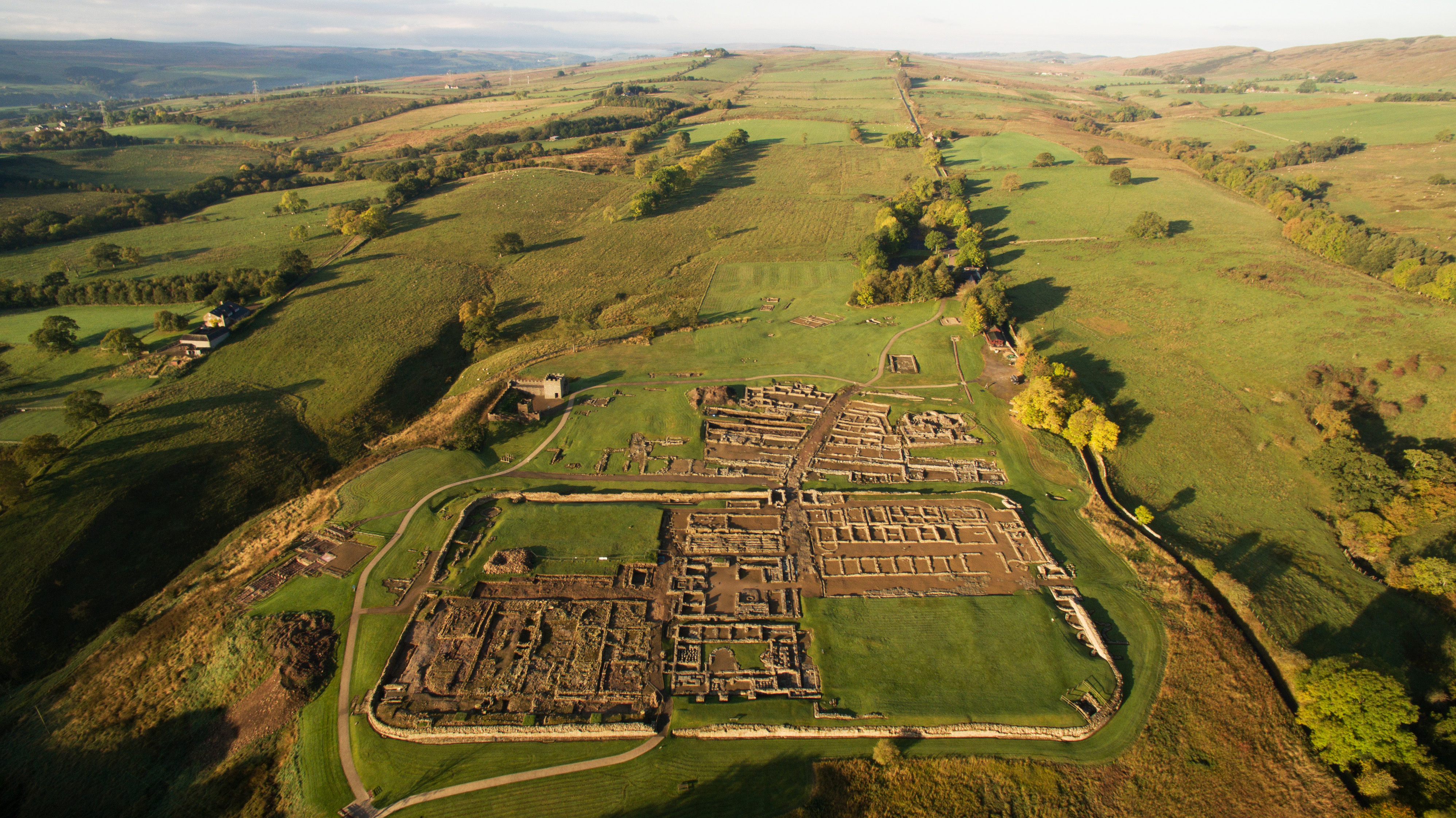 Aerial view of site